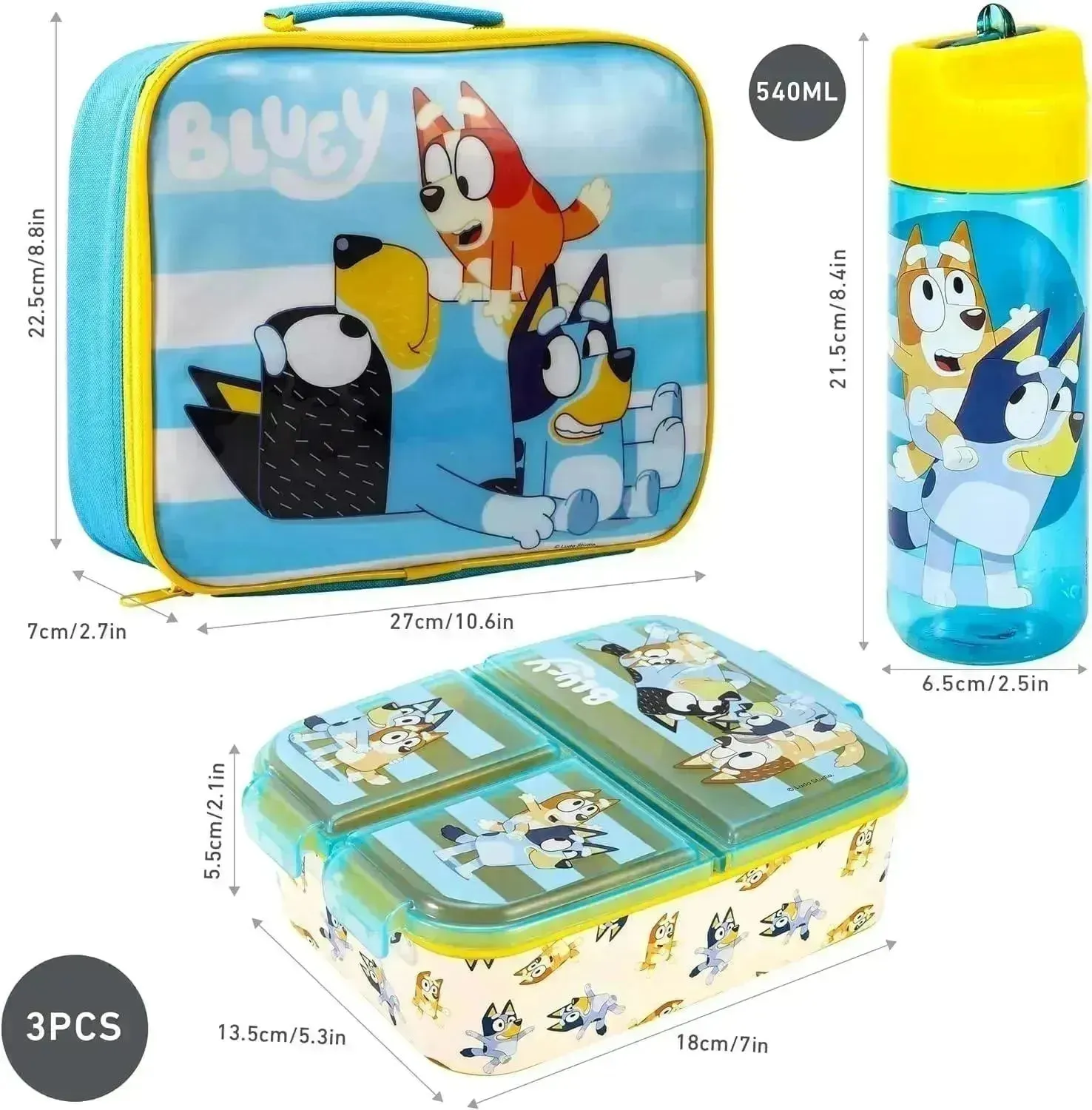 Bluey Kids Lunch Box Bag