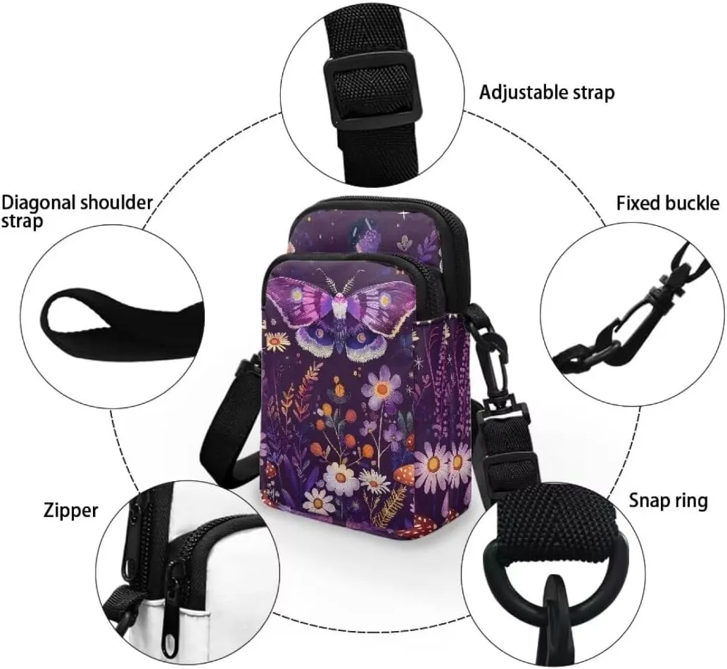 Boatee Small Crossbody Bags for Women Mini Messenger Bag with Adjustable Strap