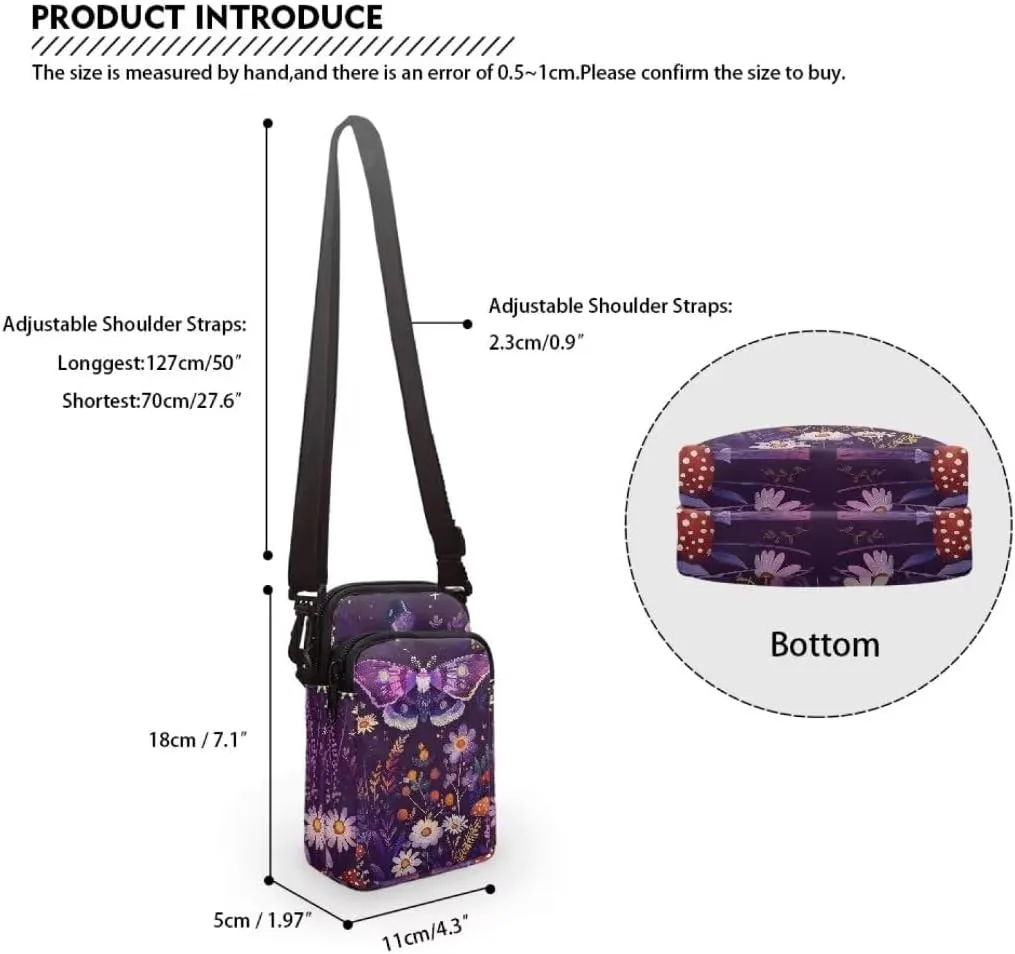 Boatee Small Crossbody Bags for Women Mini Messenger Bag with Adjustable Strap