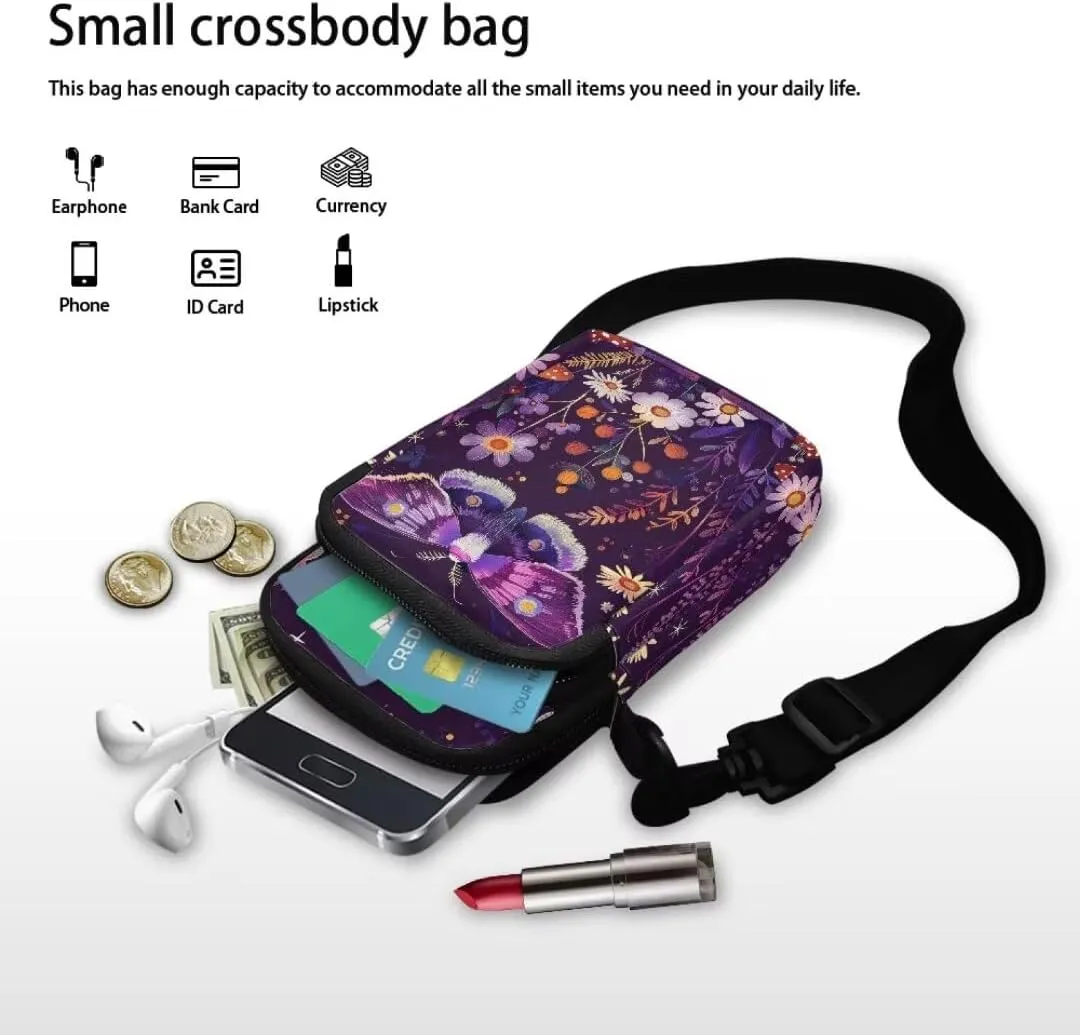 Boatee Small Crossbody Bags for Women Mini Messenger Bag with Adjustable Strap