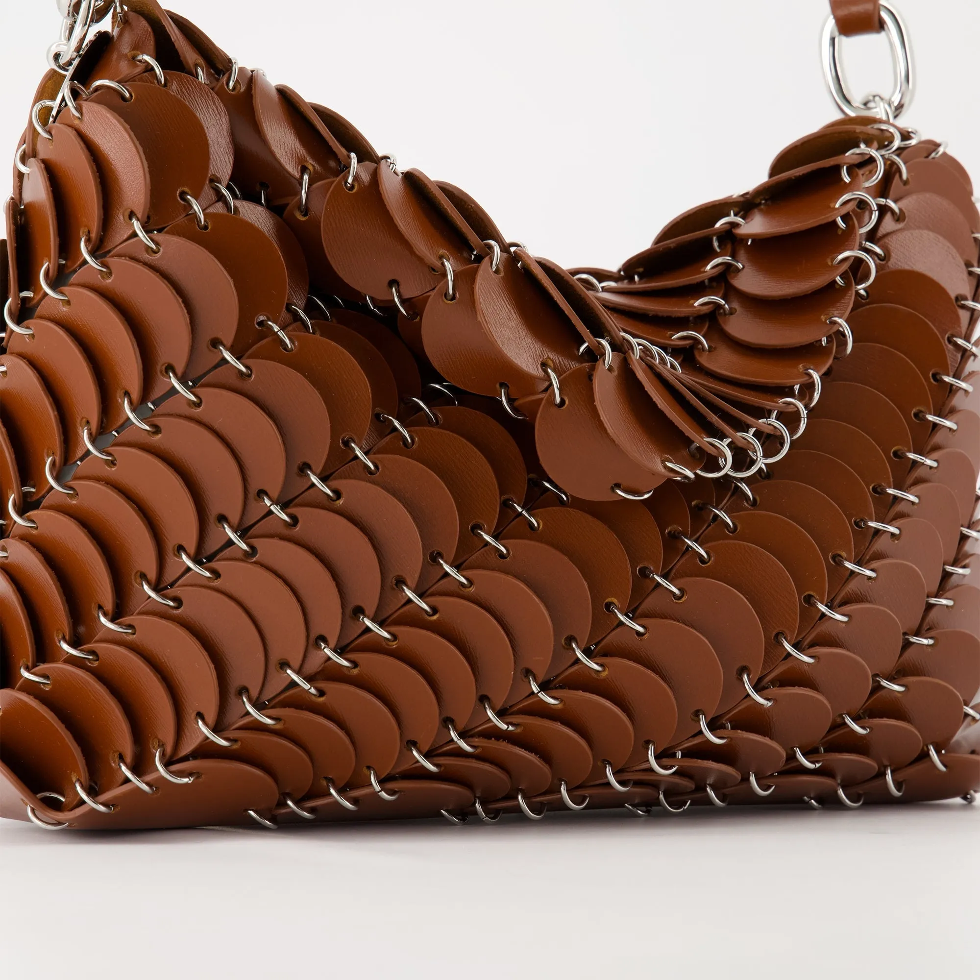 Brown leather Paco bag