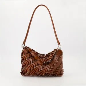 Brown leather Paco bag