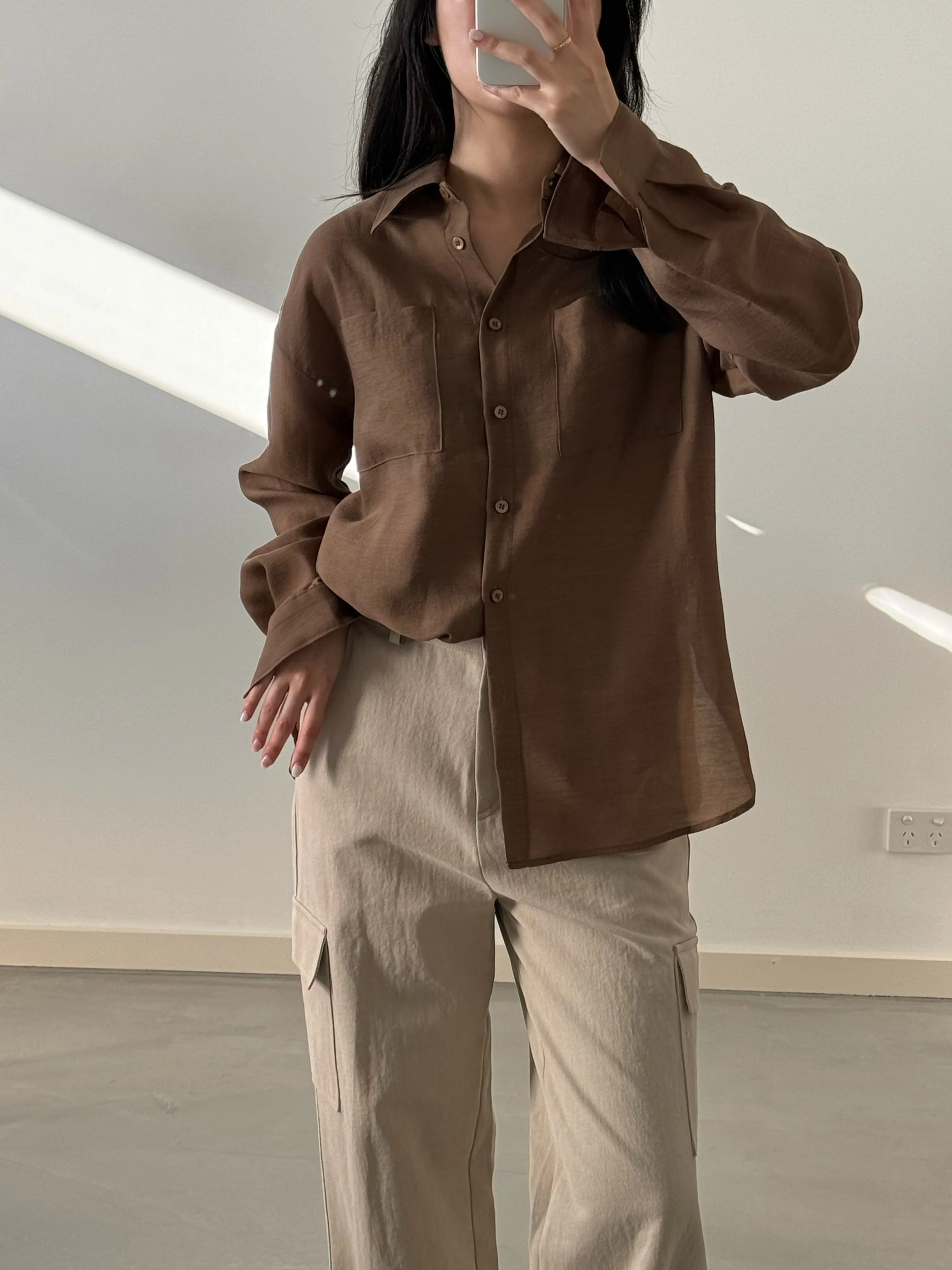 Brown Lightweight Shirt