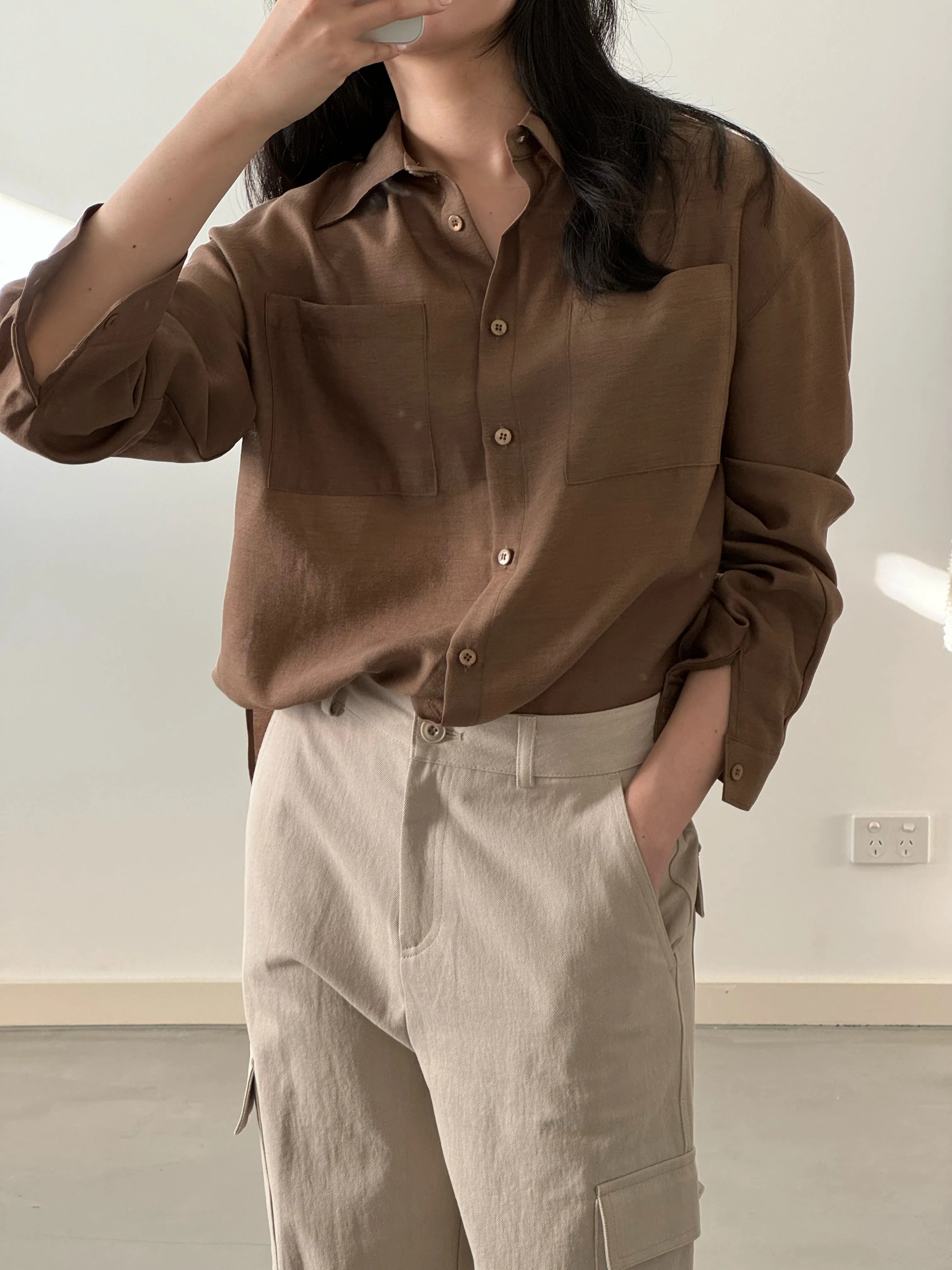 Brown Lightweight Shirt