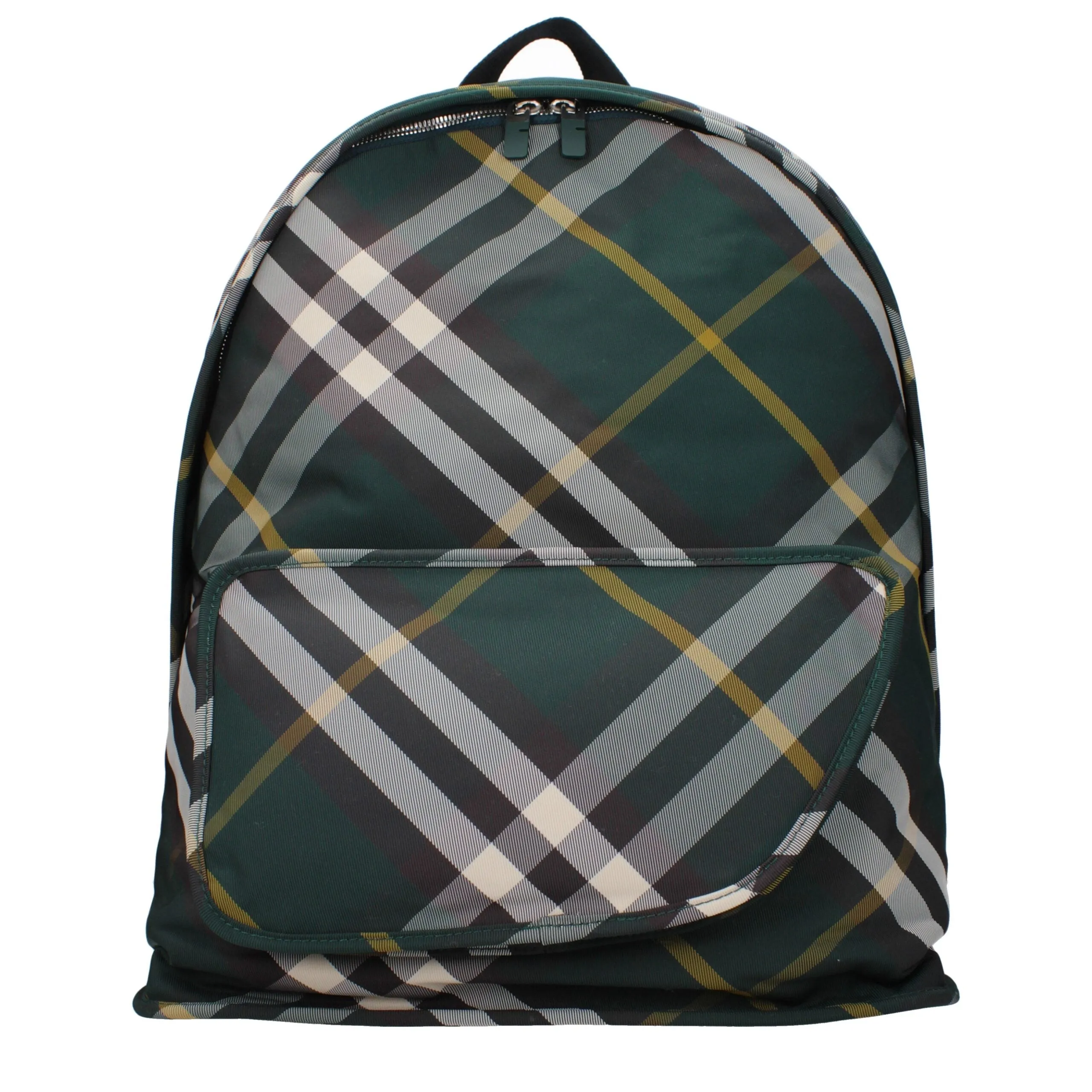 Burberry Backpack Green Refined Fabric Personalized