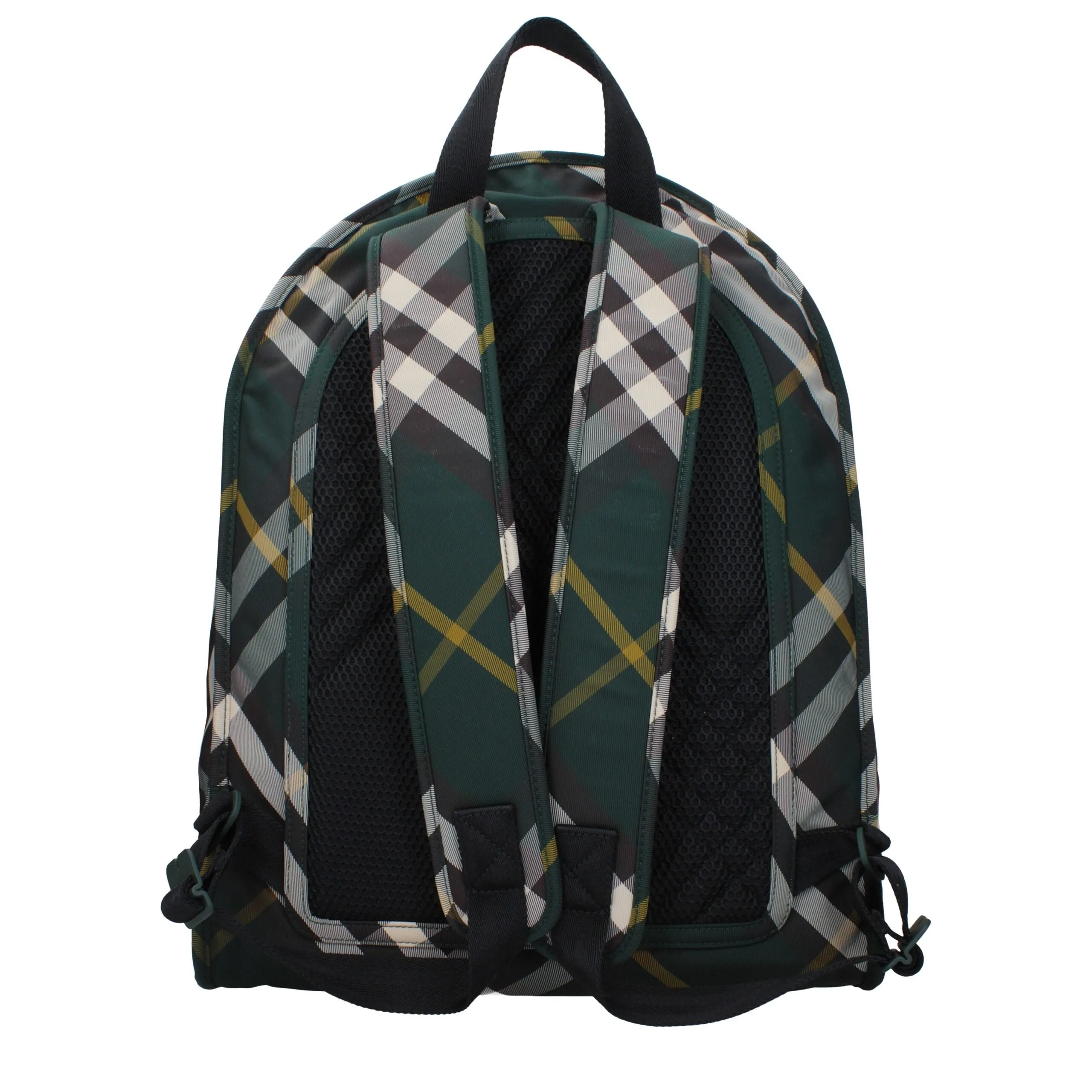 Burberry Backpack Green Refined Fabric Personalized