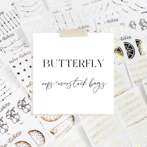 BUTTERFLY • A Collection • Oops   Overstock Themed Foiled Tuesday Bags