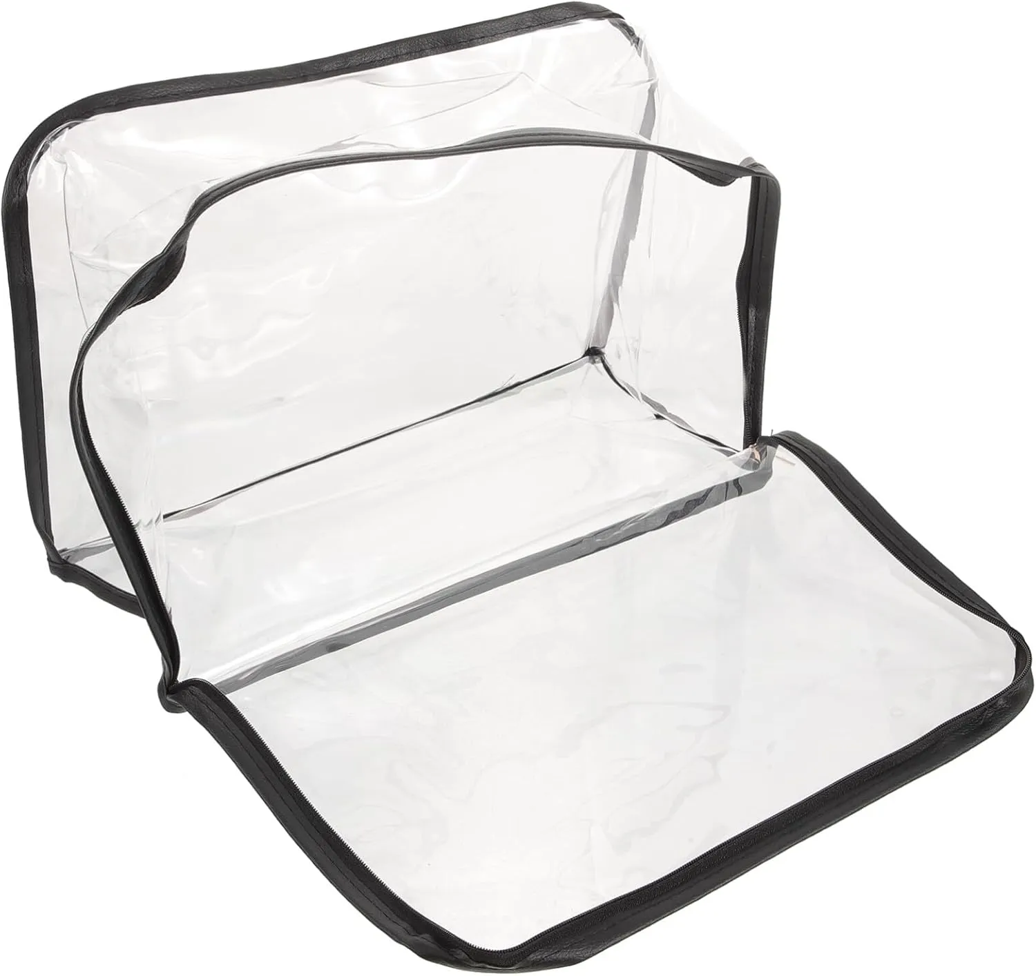 Cabilock Clear Purses Zip Lock Organizer Zip up Tote Bag Zippered Tote Transparent Purse Clear Handbags Zipper Storage Bags Clear Tote Zip Wallet Zipper Wallet Zip Tote Bag Locker PVC Seal