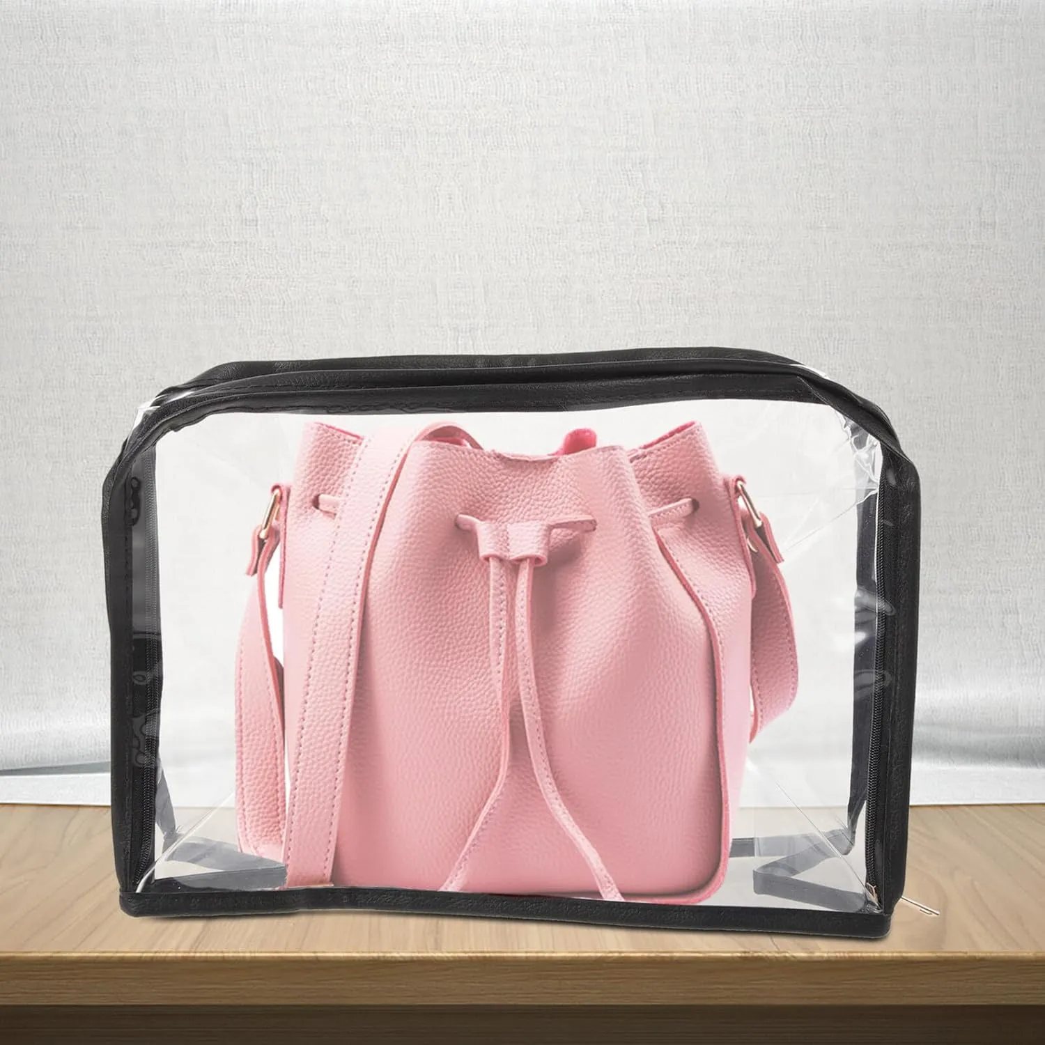 Cabilock Clear Purses Zip Lock Organizer Zip up Tote Bag Zippered Tote Transparent Purse Clear Handbags Zipper Storage Bags Clear Tote Zip Wallet Zipper Wallet Zip Tote Bag Locker PVC Seal