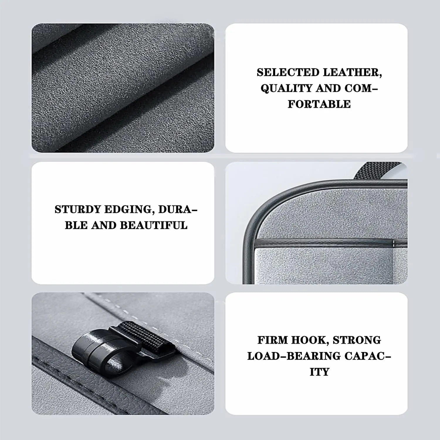 Car Backseat Organizer for Chevrolet Statesman Veritas Rezzo Equinox G2X Trailblazer Waterproof and Stain Resistant Car Organiser Back Seat Kids Back Seat Organiser,Black, normal
