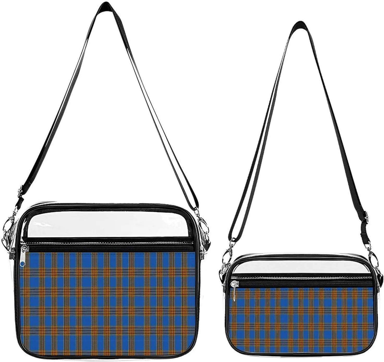 Carlisle Ancient Clan Family Tartan Transparent Cross Bag Two-piece Set
