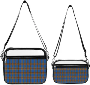 Carlisle Ancient Clan Family Tartan Transparent Cross Bag Two-piece Set