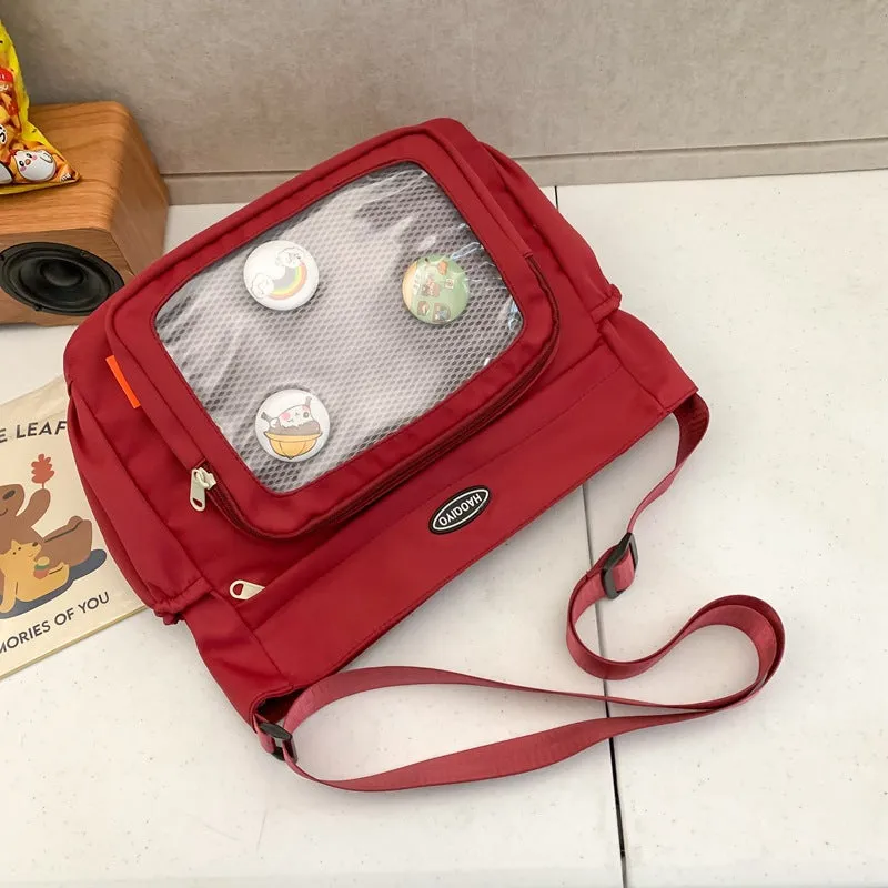 Cartoon Popular Female Large Capacity For Class Shoulder Bags
