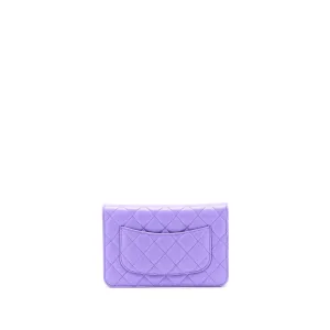 Chain L Refined On Purple Verified Wallet Classic Chanel Caviar