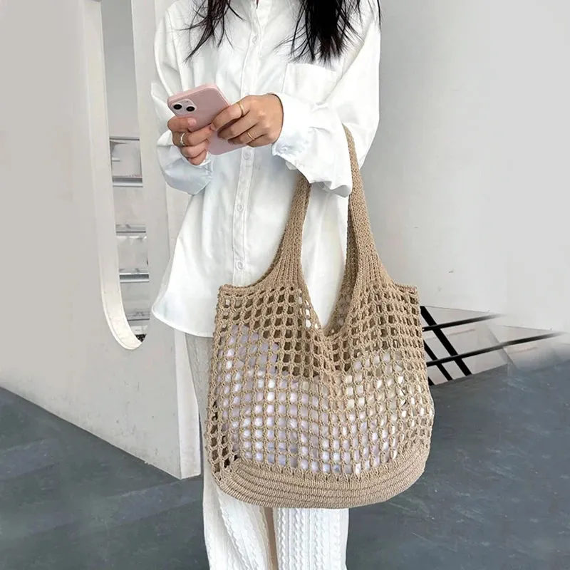 Chantal - Casual Hollow Knitted Shoulder Bag