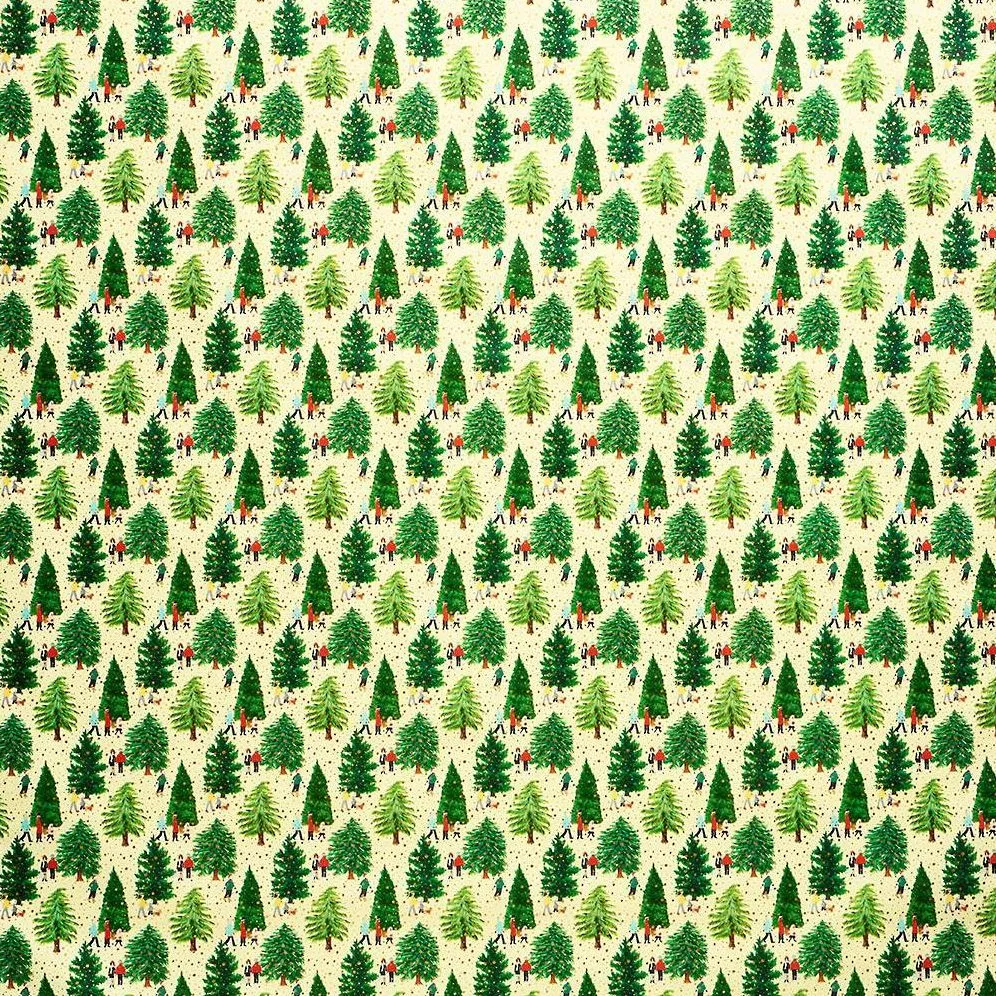 Christmas Tree Farm Stone Wrapping Paper