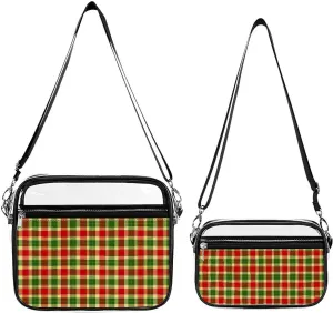 Clan Gibson Tartan Transparent Cross Bag Two-piece Set