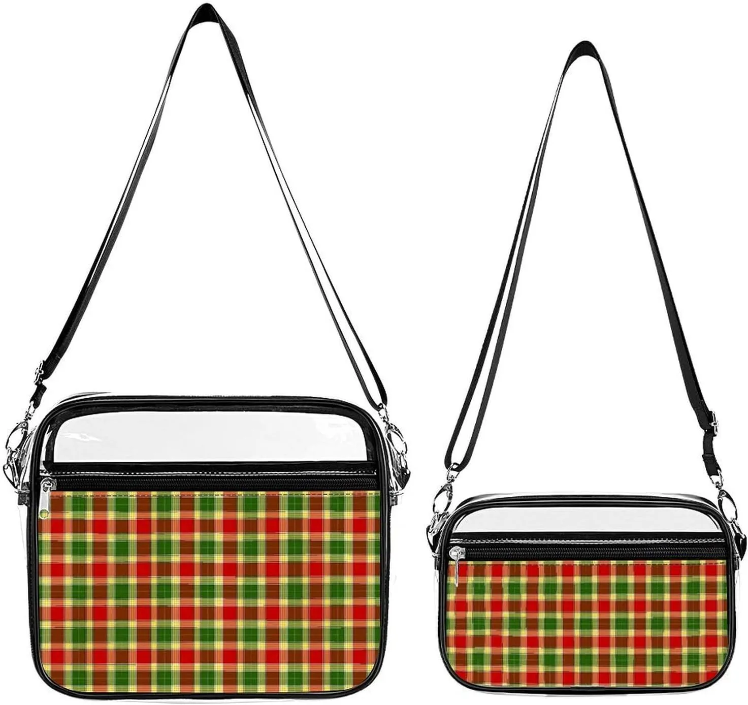 Clan Gibson Tartan Transparent Cross Bag Two-piece Set