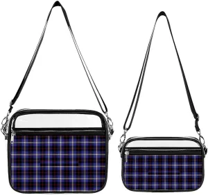 Clan Hill Tartan Transparent Cross Bag Two-piece Set