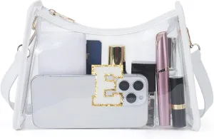 Clear Bag for Stadium Events Transparent Shoulder Bag Purses Crossbody Bags for Women