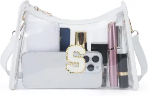 Clear Bag for Stadium Events Transparent Shoulder Bag Purses Crossbody Bags for Women