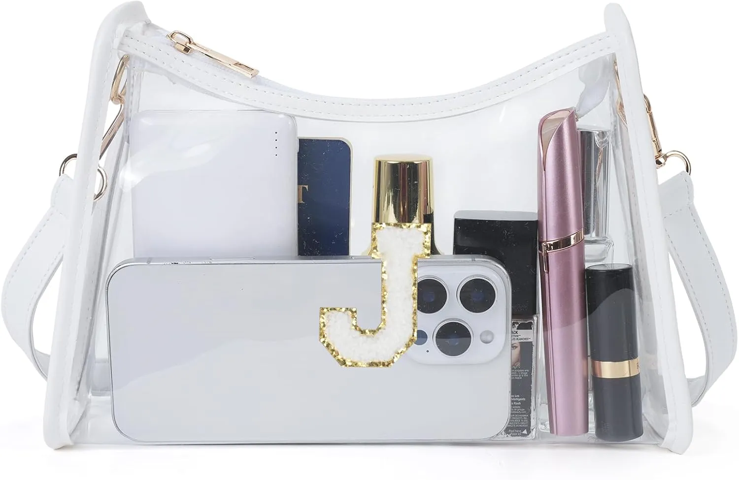 Clear Bag for Stadium Events Transparent Shoulder Bag Purses Crossbody Bags for Women