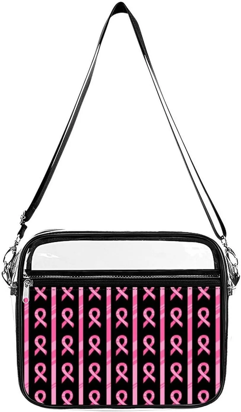 Clear Bag Stadium Approved, Women Clear Crossbody Purse Bag, Clear Stadium Bags for Sporting Events, Concerts