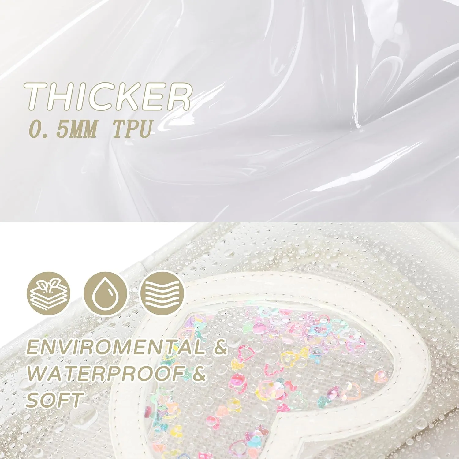 Clear Crossbody Bag for Women Girls Kids Purse Toddlers Shoulder Messenger Handbags Transparent Bags Wallet Pouch