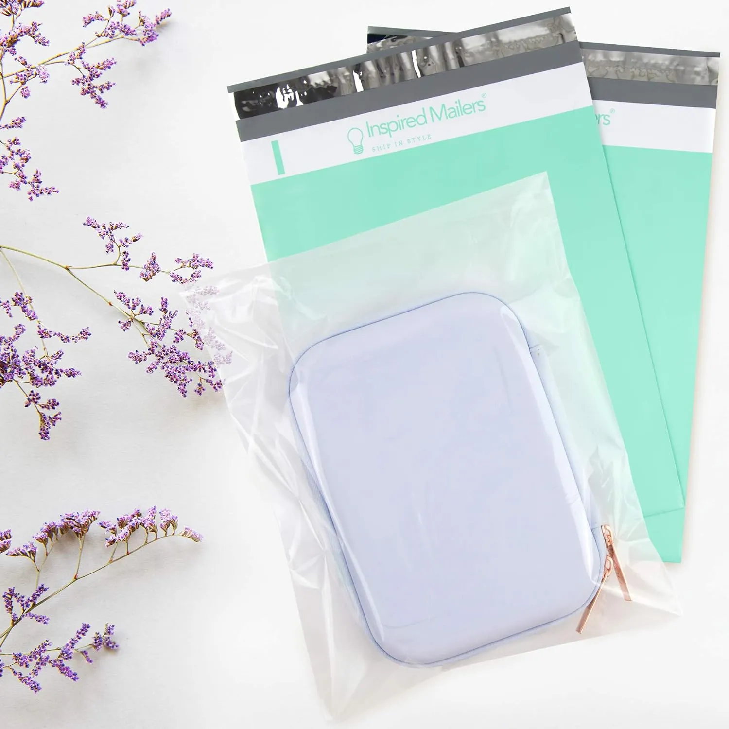 Clear Poly Bags Combo Pack – 6x9", 8x10", 9x12", 11x14" – 400 Pack (100 Bags Each Size) – Extra Strong Seal Plastic Bags for Packaging Products