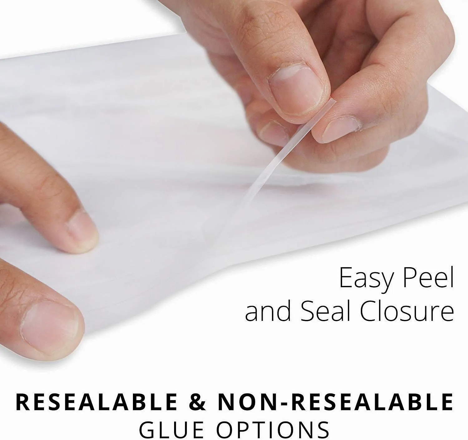 Clear Poly Bags Combo Pack – 6x9", 8x10", 9x12", 11x14" – 400 Pack (100 Bags Each Size) – Extra Strong Seal Plastic Bags for Packaging Products