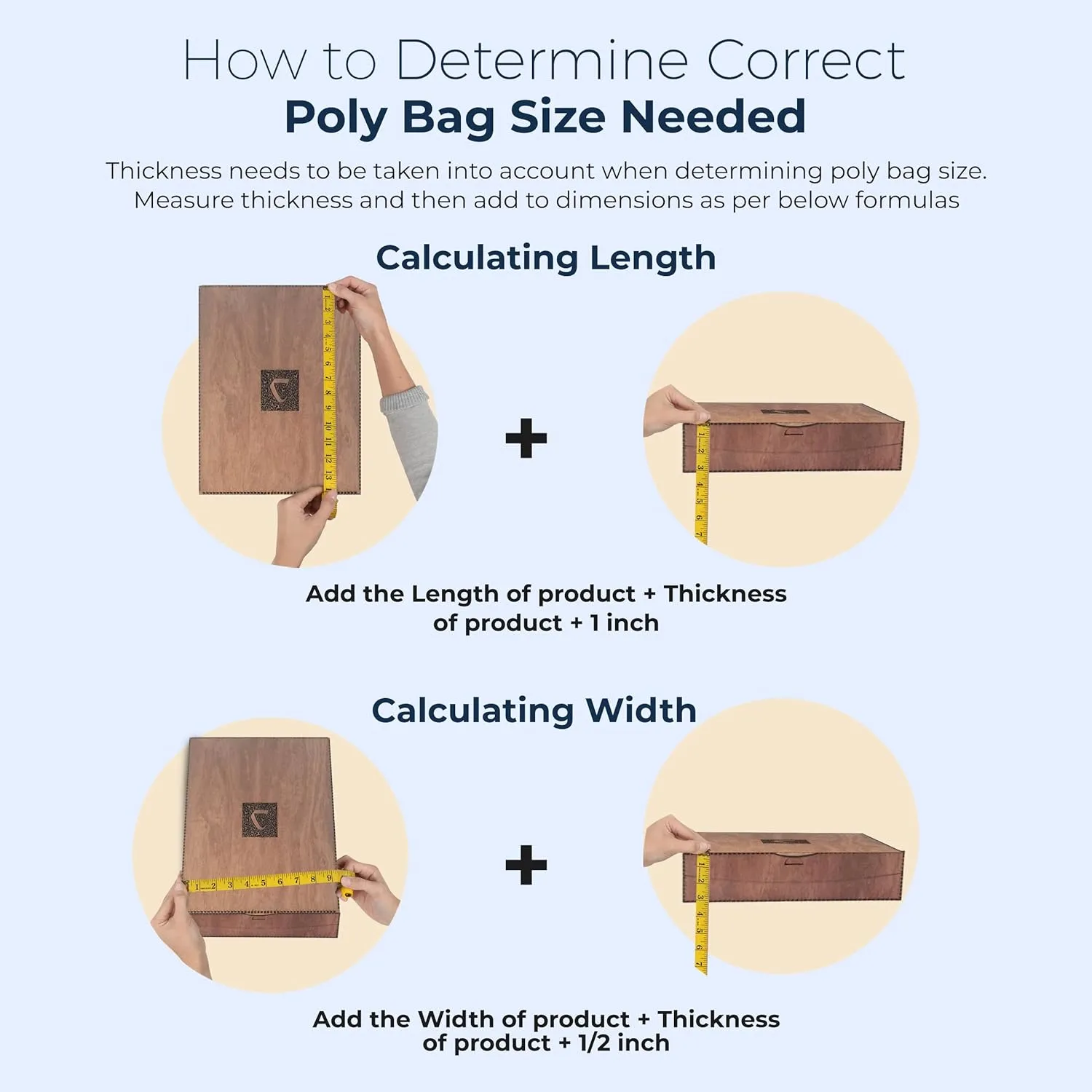 Clear Poly Bags with Suffocation Warning - Choose 6x9, 8x10, 9x12, 11x14, 14x20 or 20x24 (9x12 Resealable)
