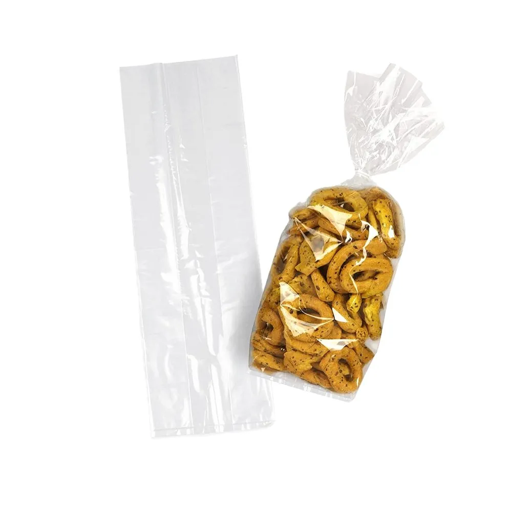 Clear Polypropylene Gusseted Bag - 740mm x 120mm