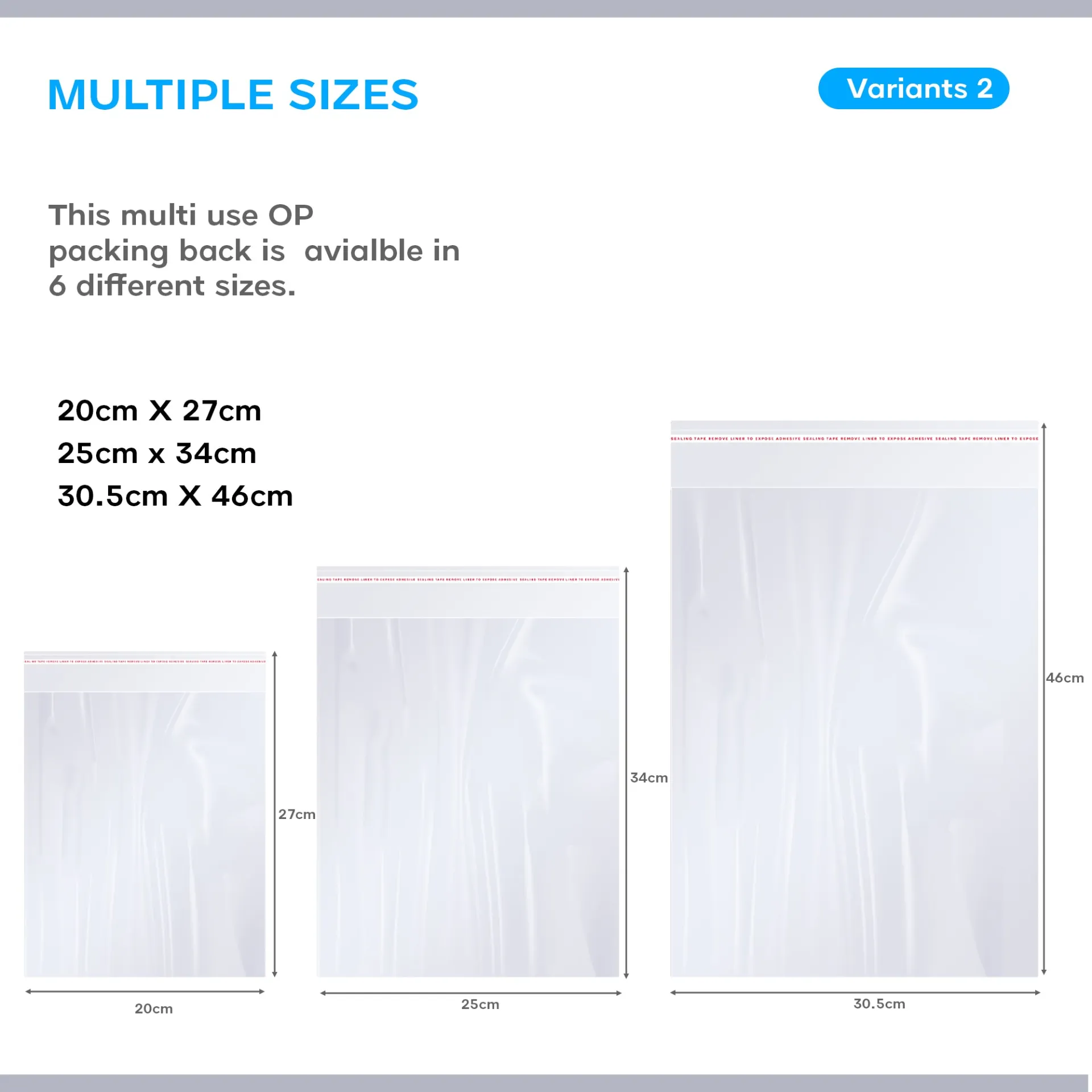 Clear Reclosable Zip Poly Bag Resealable Self Sealing Bag~5291