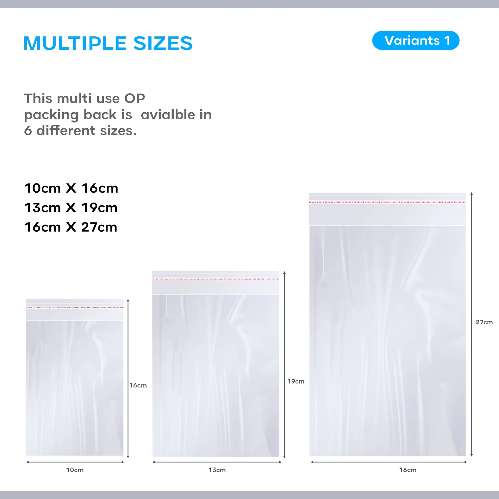 Clear Reclosable Zip Poly Bag Resealable Self Sealing Bag~5291
