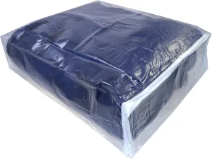 Clear Vinyl Zippered Storage Bags 15x18x4 Inch, Set of 10, AK Plastics by AntiqueKitchen