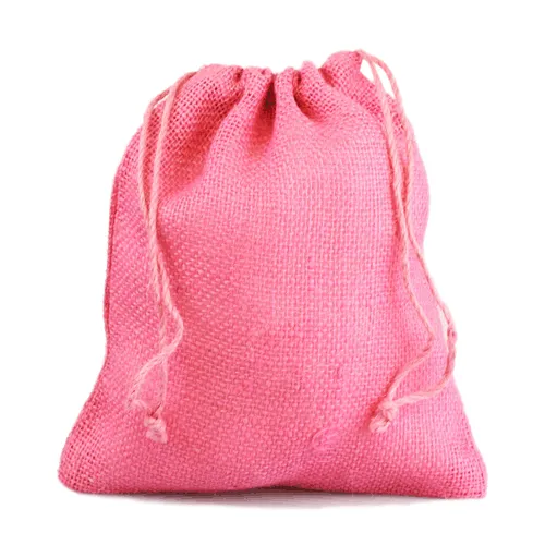 Colored Burlap Bags (10 Packs)