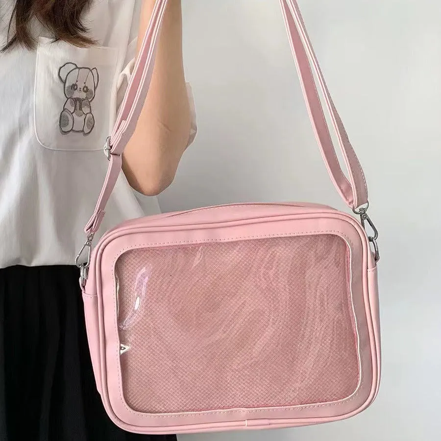Comic Show Cartoon Uniform Style Bar Rice Crossbody Bags