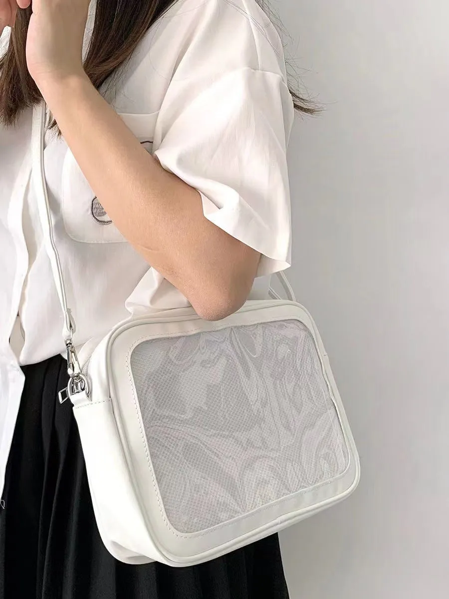 Comic Show Cartoon Uniform Style Bar Rice Crossbody Bags
