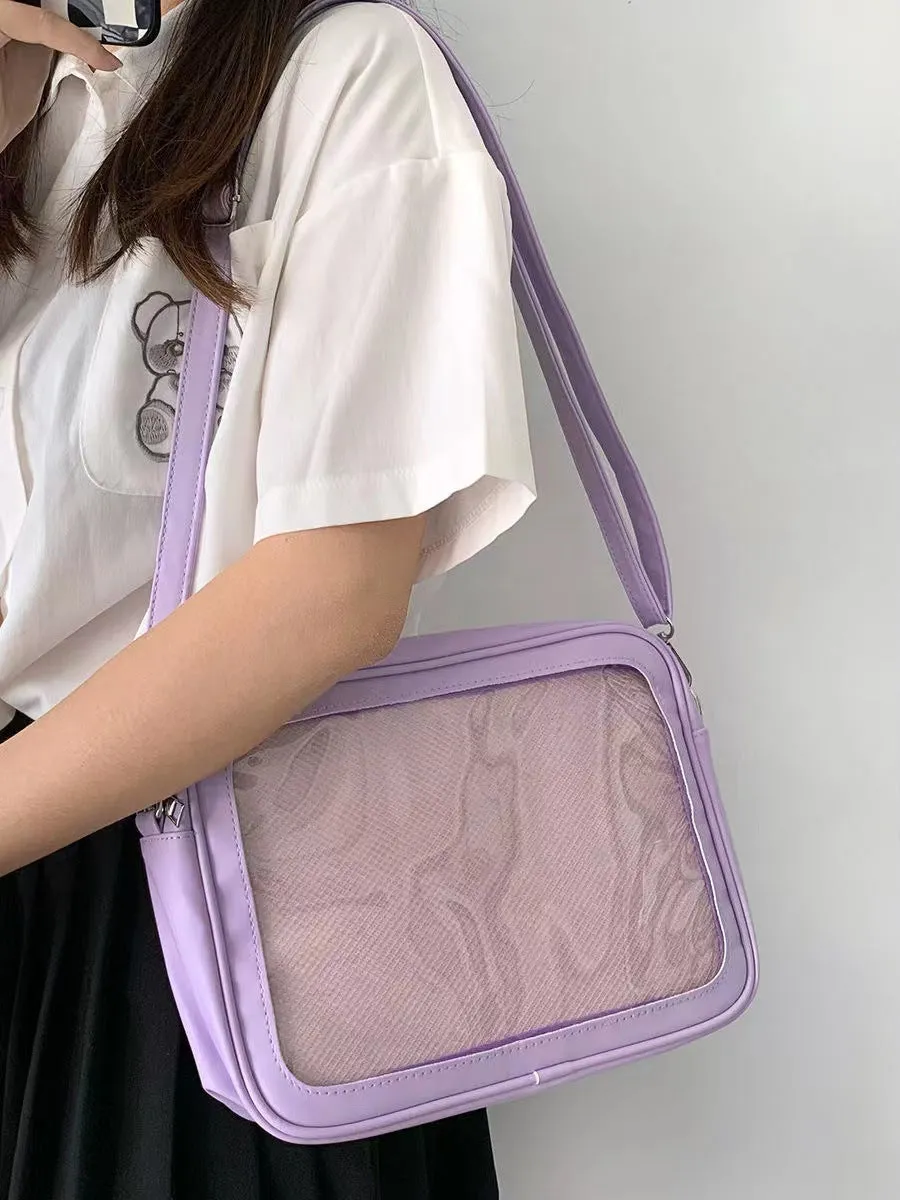 Comic Show Cartoon Uniform Style Bar Rice Crossbody Bags