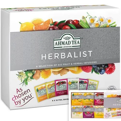 Copy of Ahmad Tea Herbalist Selection of Six Black Teas 120grams