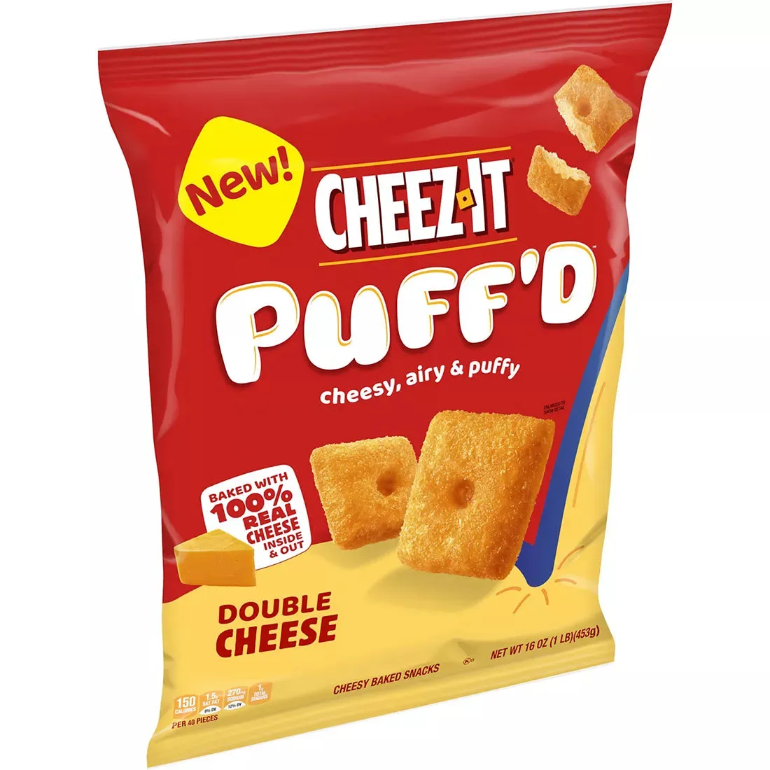 Crackers (16 Discount coupons Cheese Cheez-It oz.) Puff'd Double Worldwide shipping