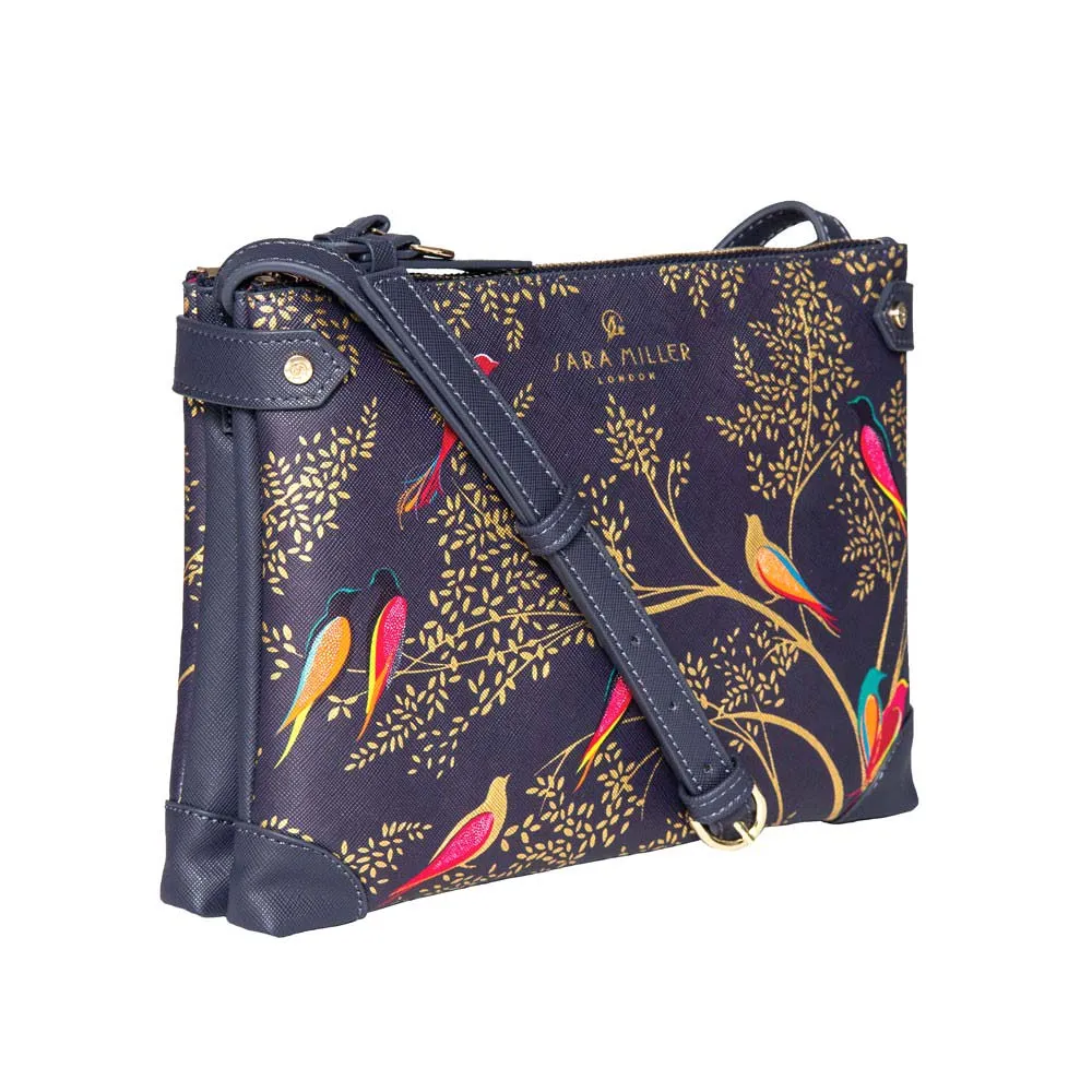 CROSS BODY - SMOKEY BLUE BIRDS