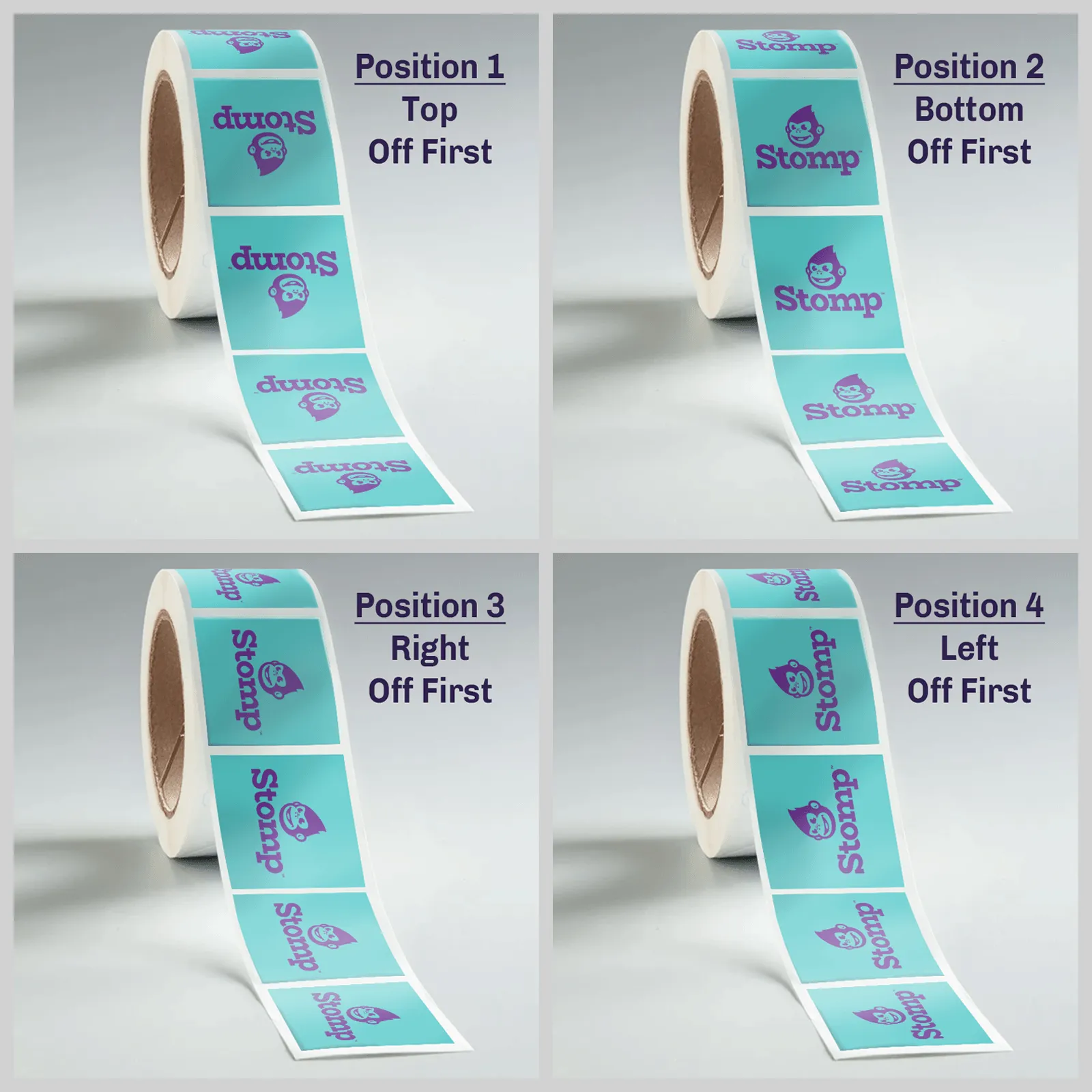 Custom Die Cut Waterproof Restaurant To-Go Labels