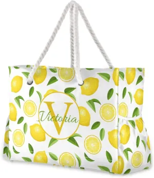 Custom Large Beach Bags Personalized Shoulder Tote Bag for Women Customized Shoulder Bag