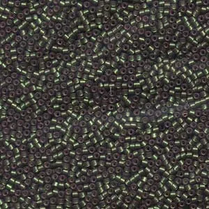 DB 690, Dark Green-Grey S/L, Semi-Matte - Miyuki Delica Beads - Size 11 - 5 grams - Japanese Cylinder Seed Beads - Retail & Wholesale