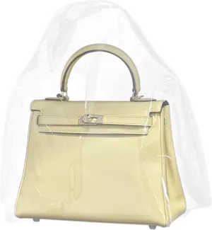 DGAZ Clear Dust Bags for Luxury Handbags,Waterproof Purse Storage Bag,Lightweight Handbag Protector(Slender Large)