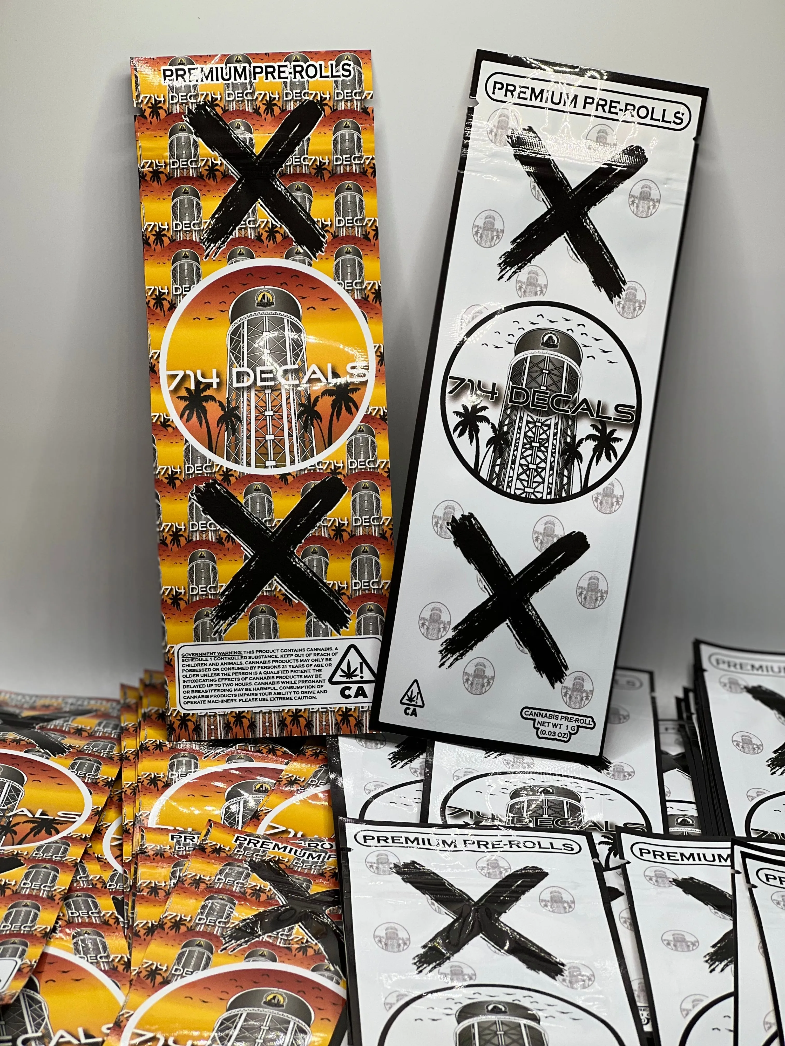 DIRECT PRINT PRE ROLL MYLAR BAGS