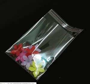 DMS RETAIL Ideal for Packing Plastic polythene Clear Bags Small Size Pouches Transparent Self Adhesive BOPP Bags for Jewellery Packing 2X3 INCHES Pack of (50)