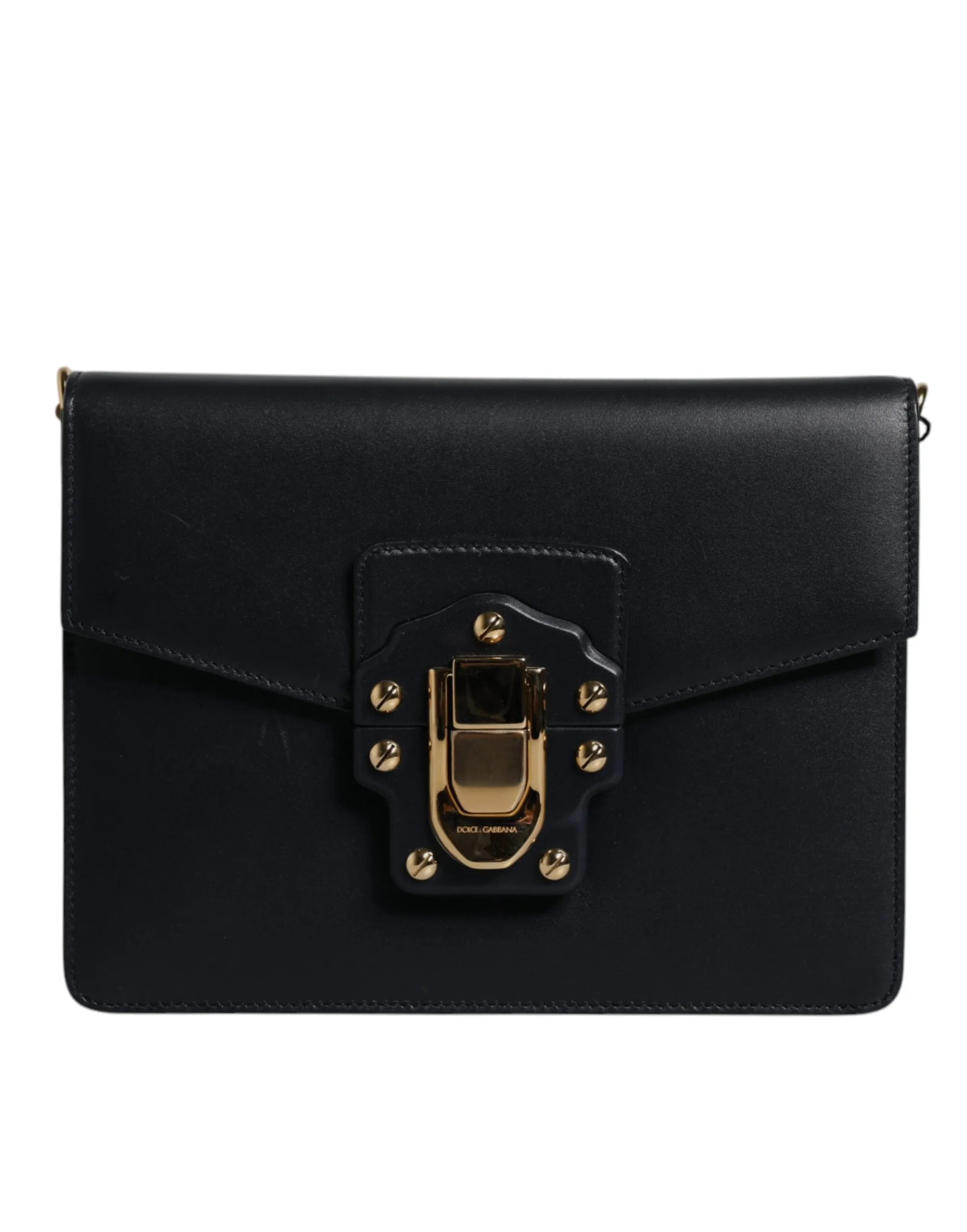 Dolce Leather Black Gabbana & Strap Thanksgiving sale Shoulder Bag Refined Calfskin