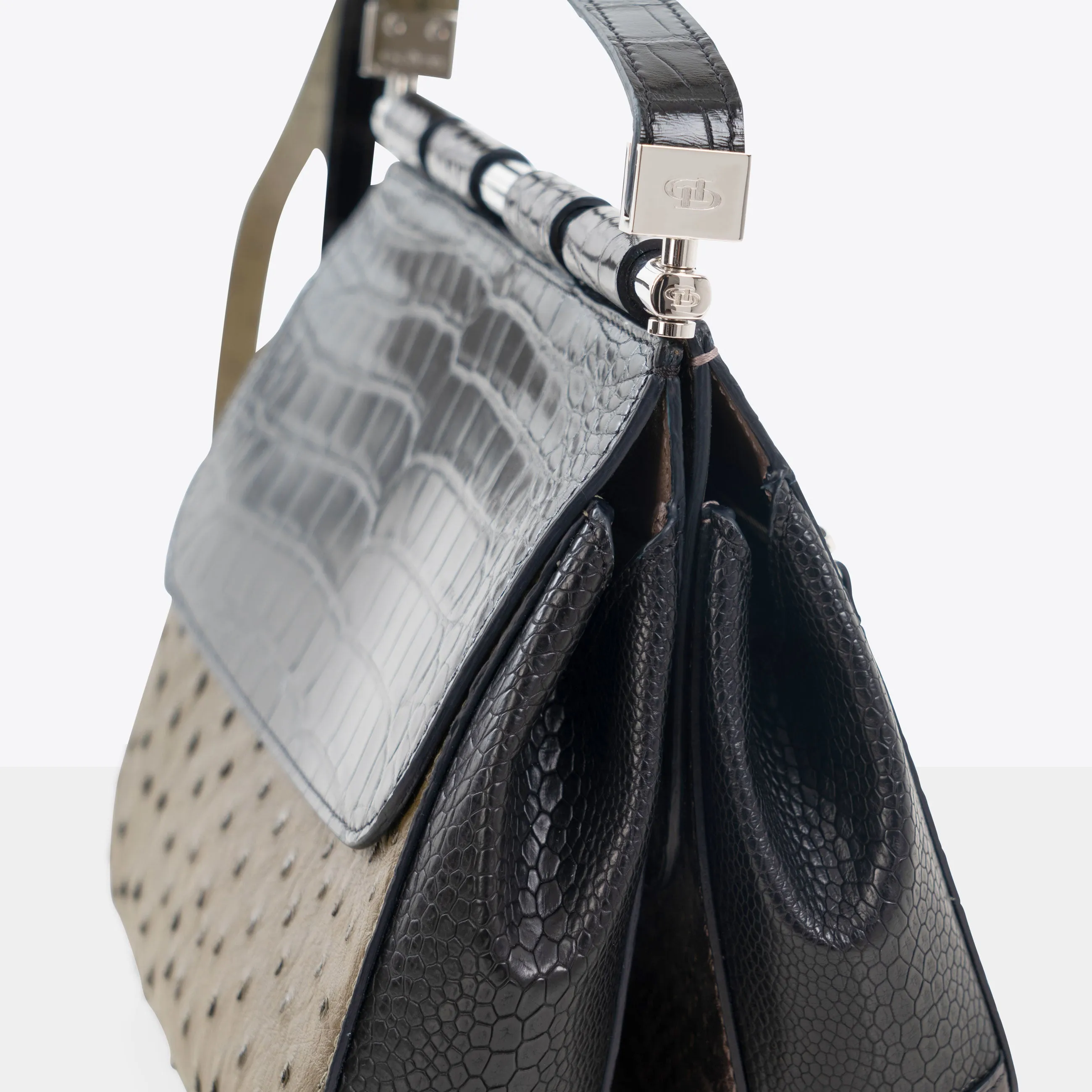 DUALE <br> Black Alligator, Crocodile, Ostrich, Python